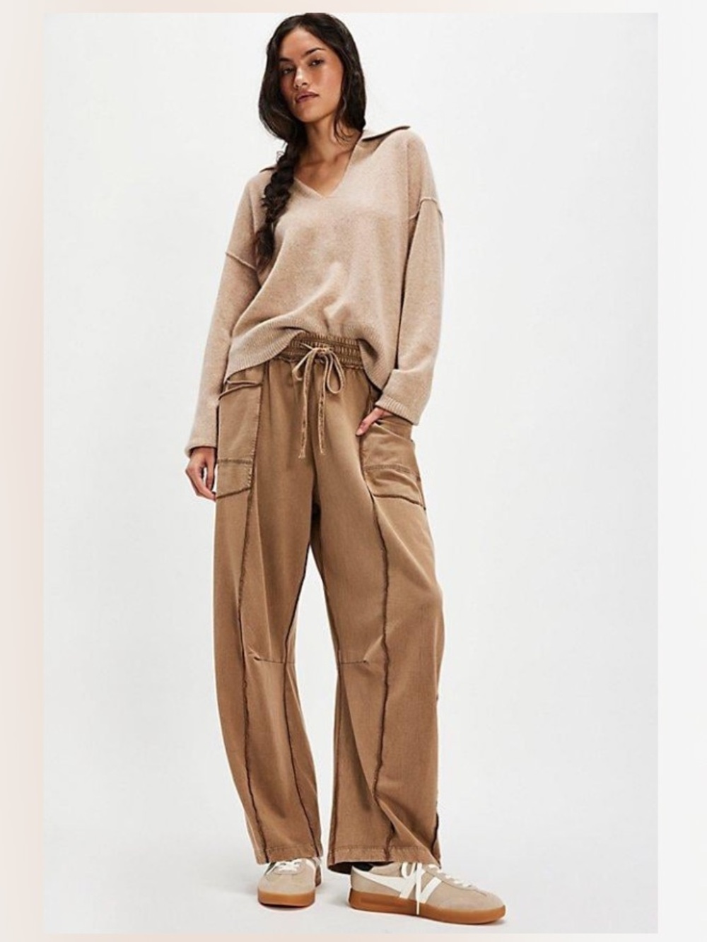 Free People Kaiden Barrel Trousers
